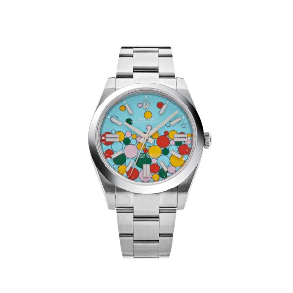 Rolex Oyster Perpetual 41 124300 Stainless Steel 'Celebration Motif' Dial