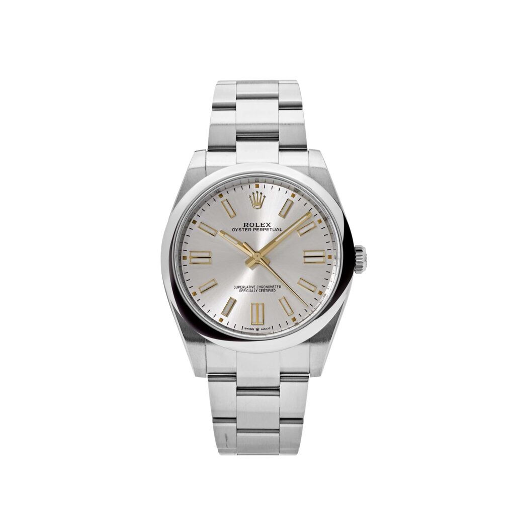 Rolex Oyster Perpetual 41 124300 Stainless Steel Silver Dial