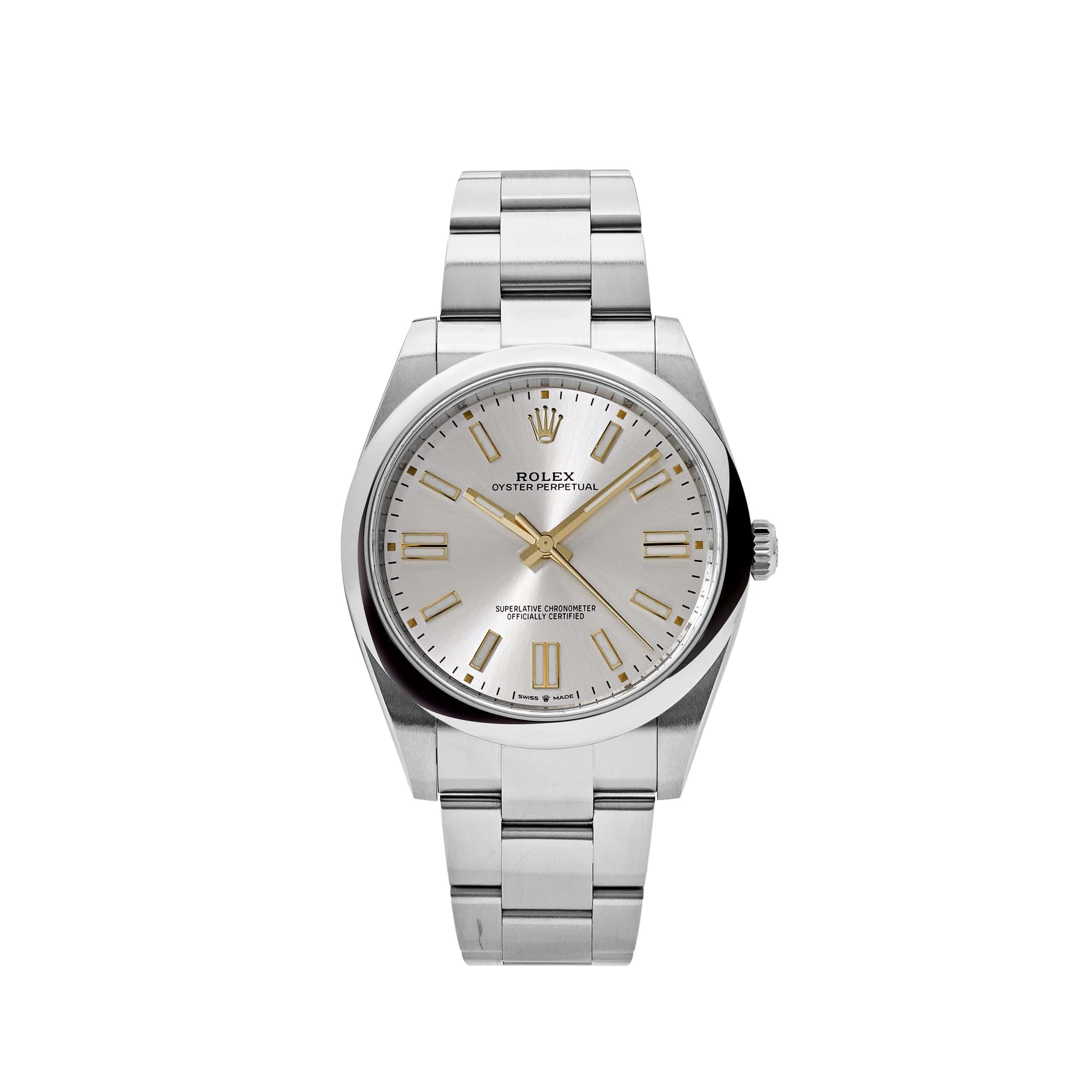 Rolex Oyster Perpetual 41 124300 Stainless Steel Silver Dial