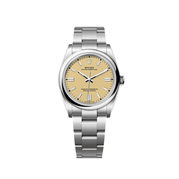 Rolex Oyster Perpetual 36 126000 Stainless Steel Dial Beige Dial