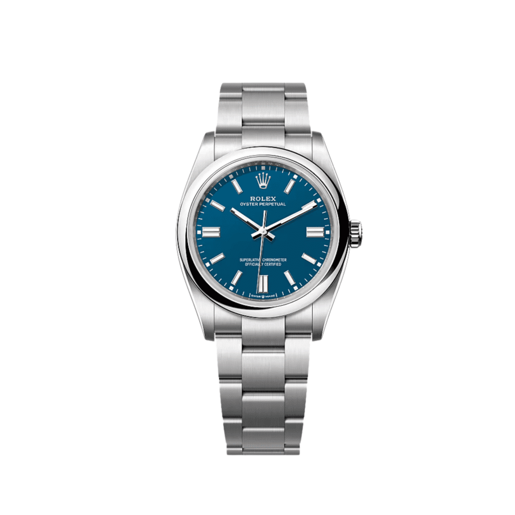 Rolex Oyster Perpetual 36 126000 Stainless Steel Dial Blue Dial