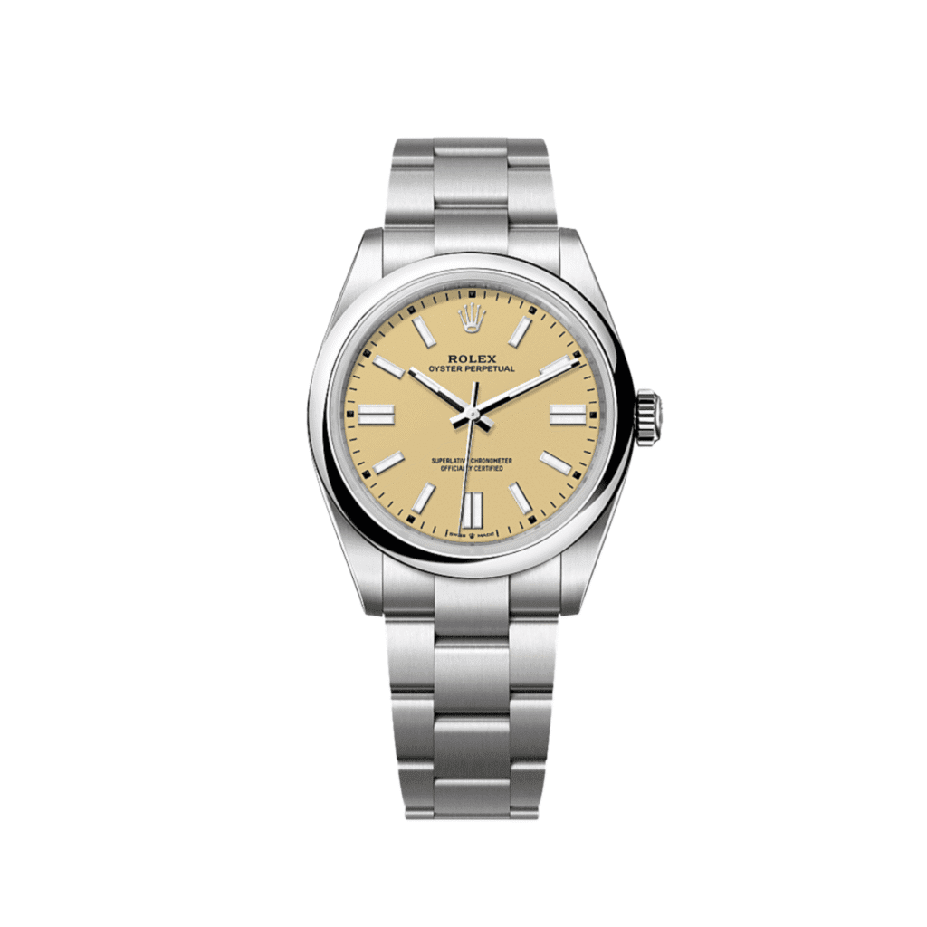 Rolex Oyster Perpetual 41 134300 Stainless Steel Dial Beige Dial