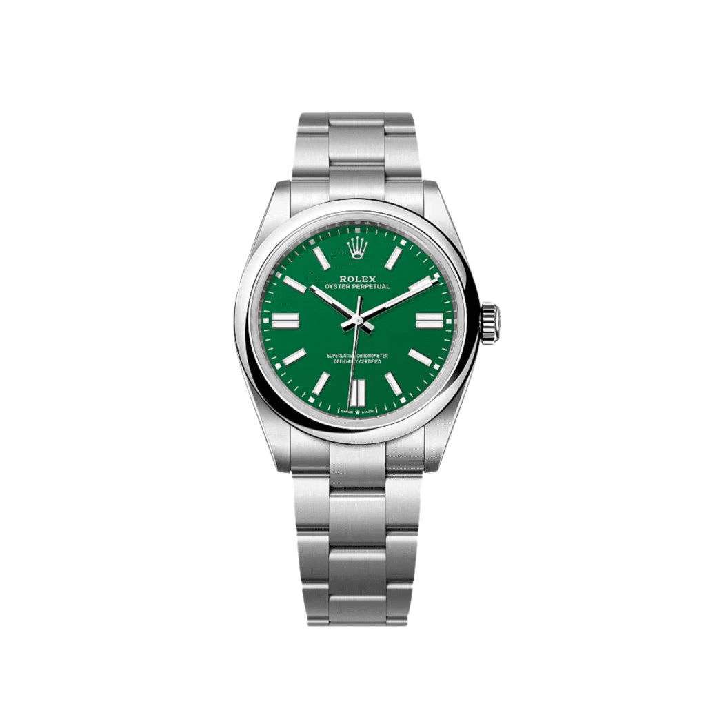Rolex Oyster Perpetual 41 134300 Stainless Steel Dial Green Dial