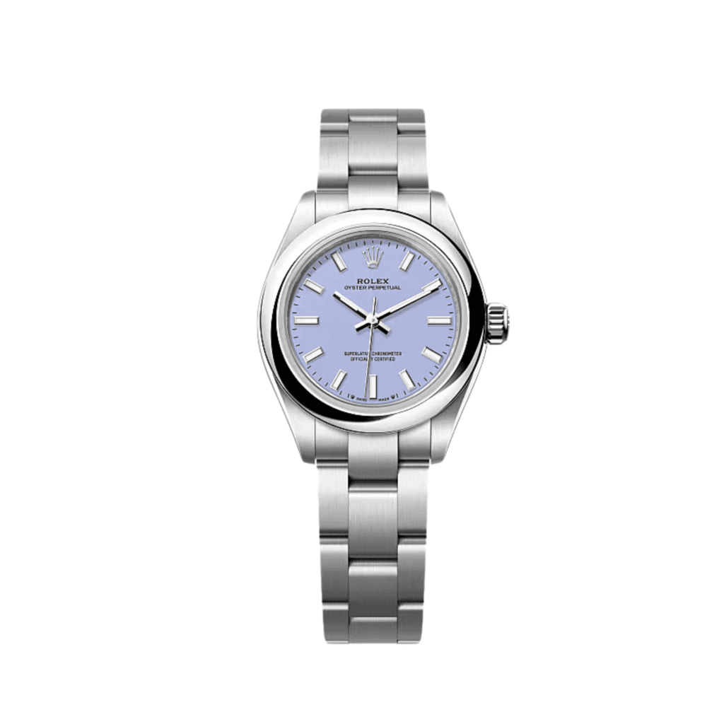 Rolex Oyster Perpetual 28 276200 ‘Ladies’ Stainless Steel Lavender Dial