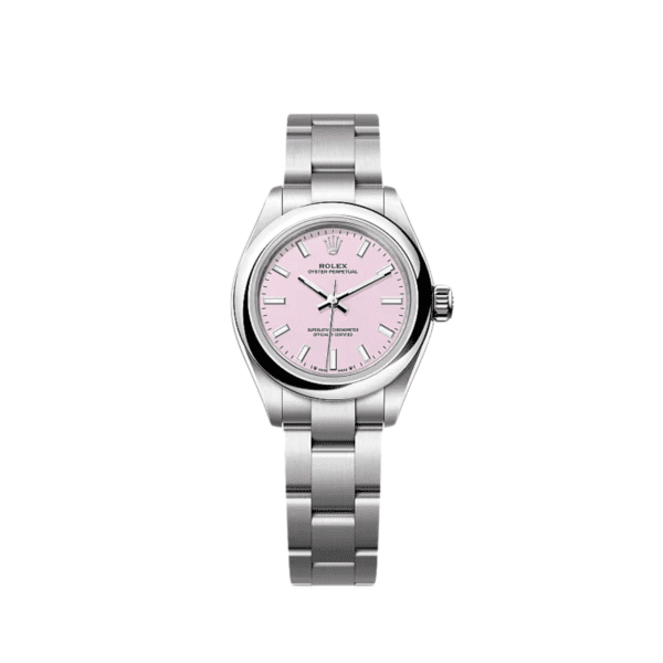 Rolex Oyster Perpetual 28 276200 'Ladies' Stainless Steel Pink Dial