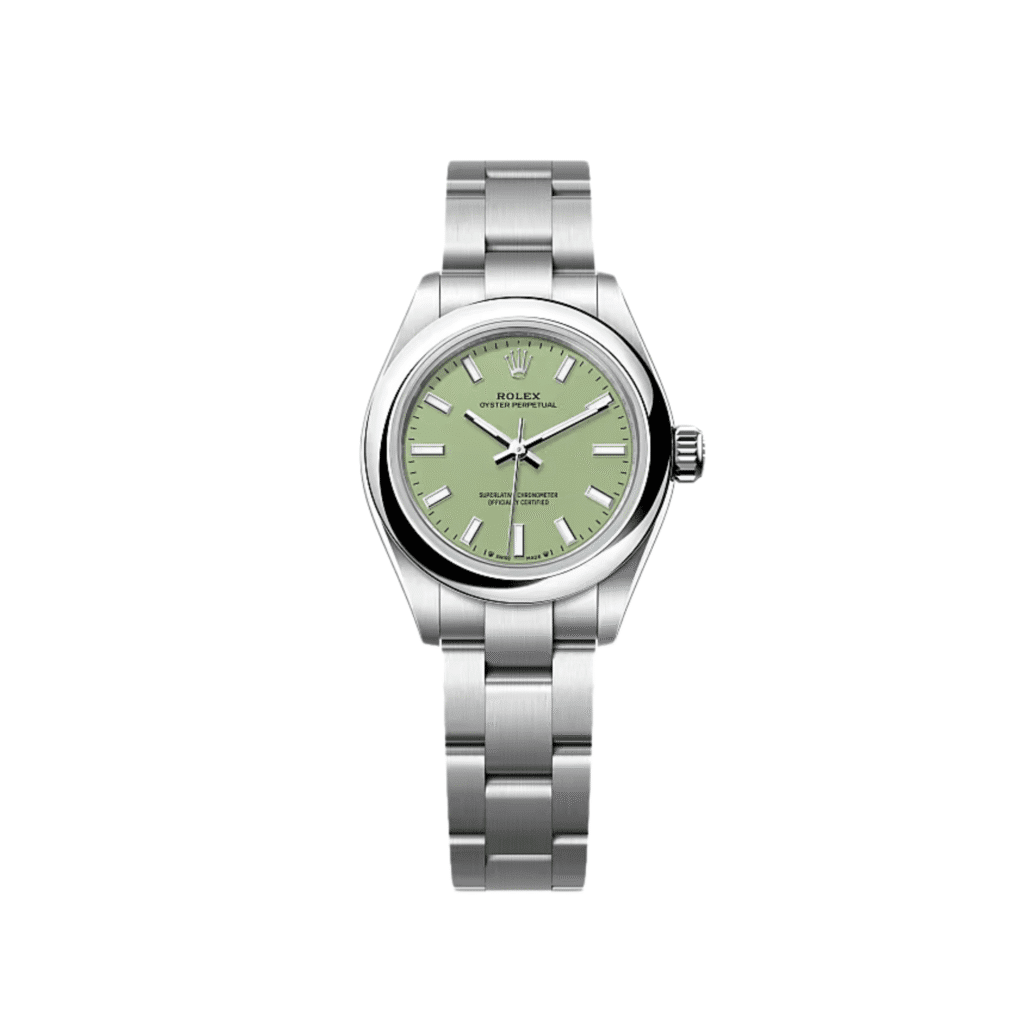 Rolex Oyster Perpetual 28 276200 ‘Ladies’ Stainless Steel Pistachio Dial