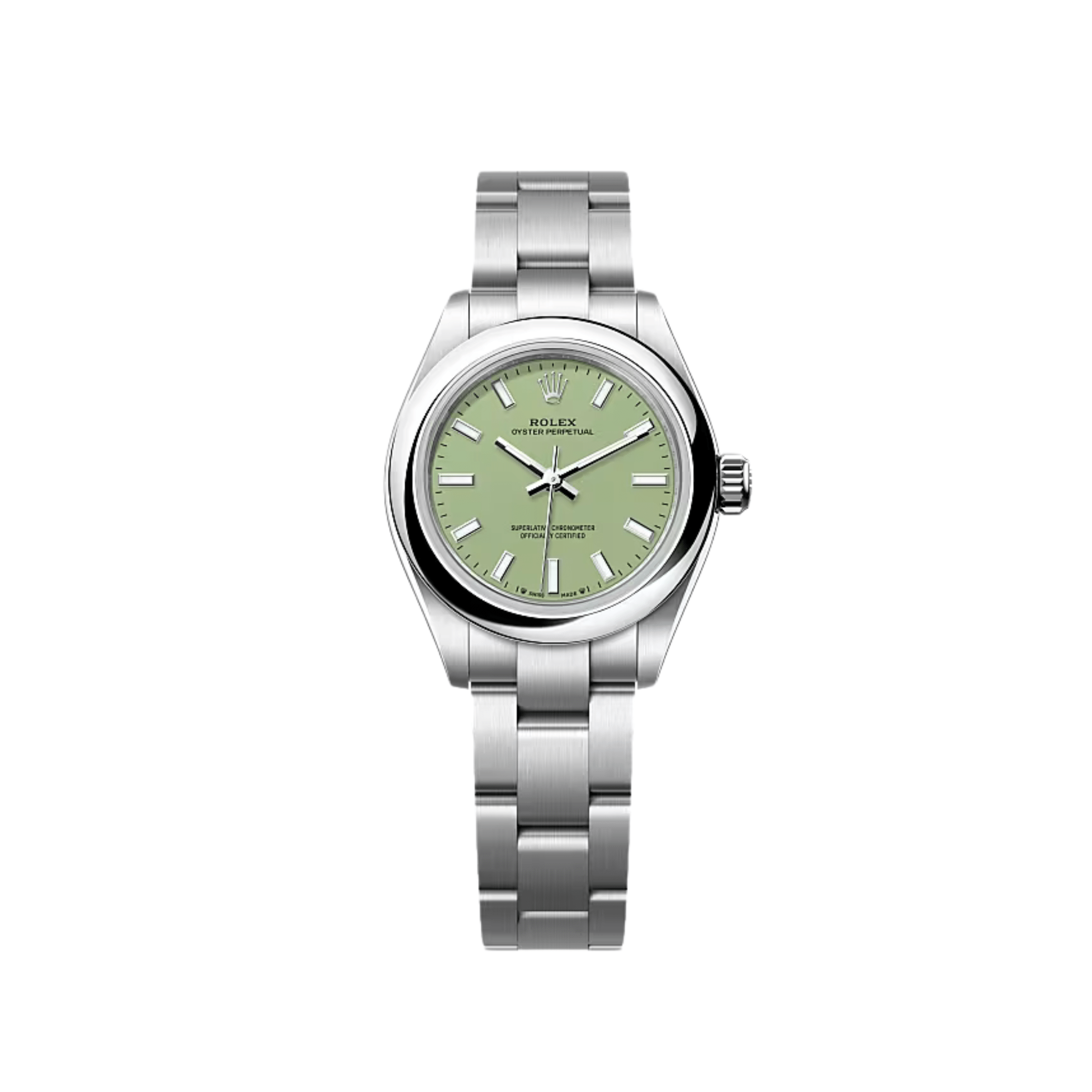 Rolex Oyster Perpetual 28 276200 'Ladies' Stainless Steel Pistachio Dial