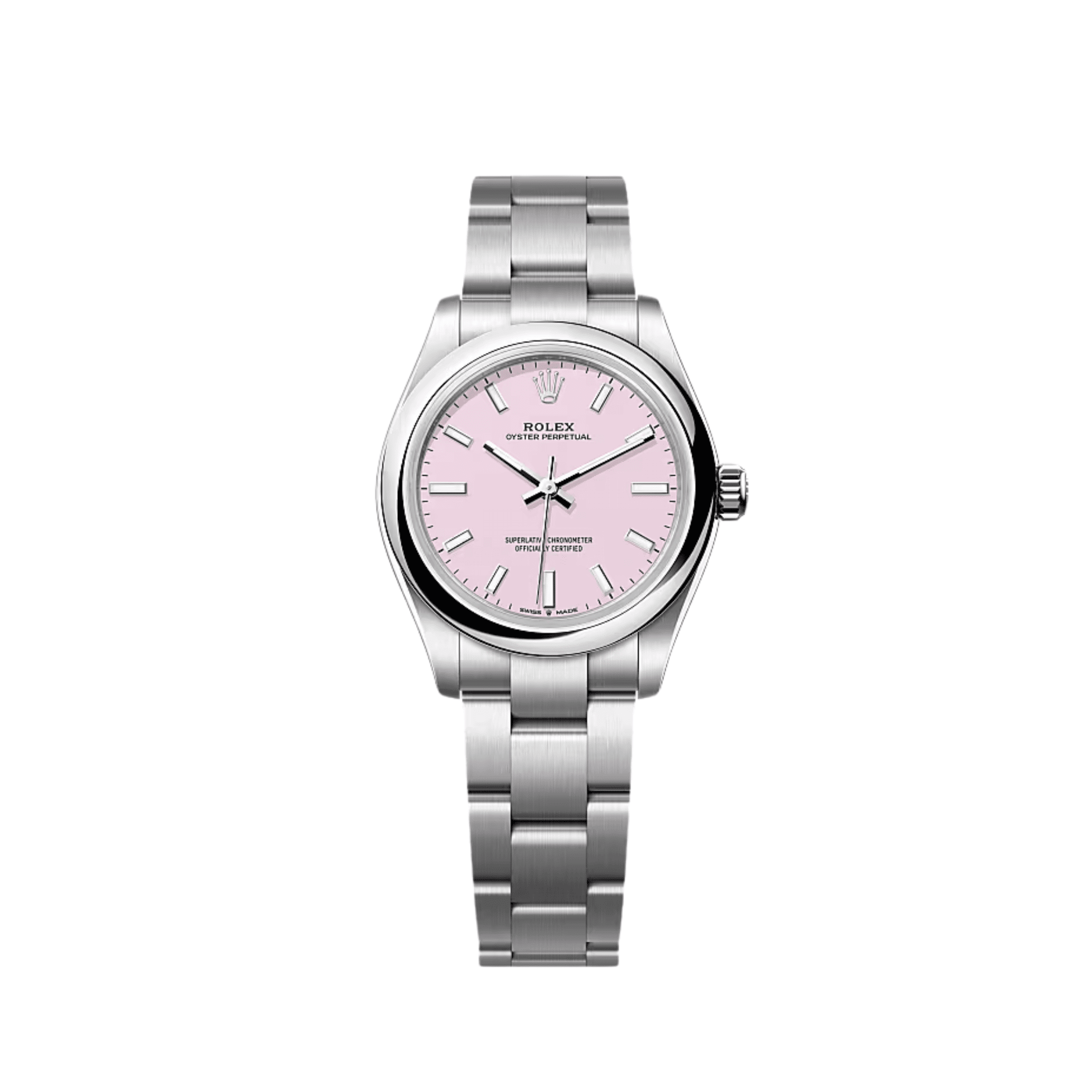 Rolex Oyster Perpetual 31 277200 'Ladies' Stainless Steel Pink Dial