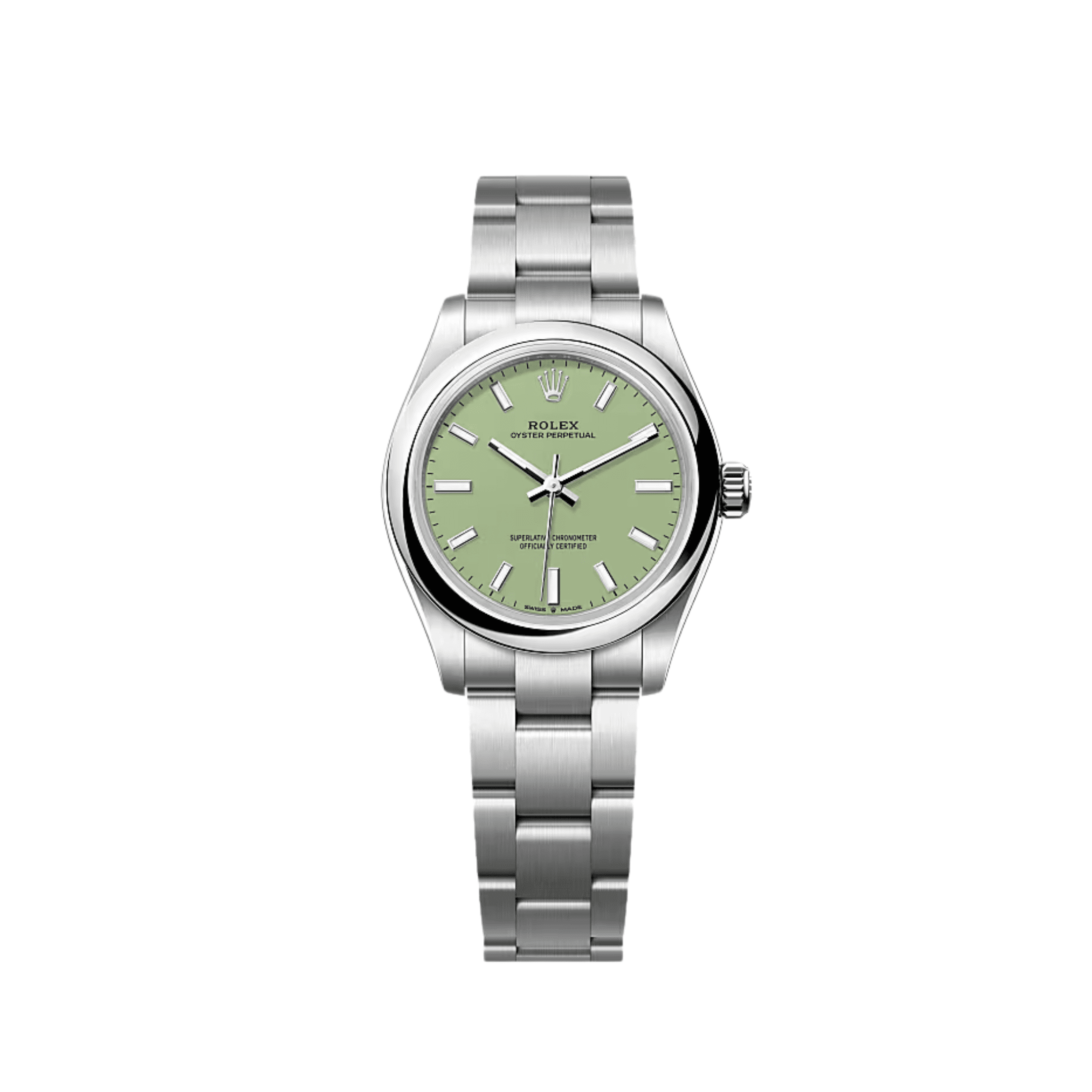 Rolex Oyster Perpetual 31 277200 'Ladies' Stainless Steel Pistachio Dial
