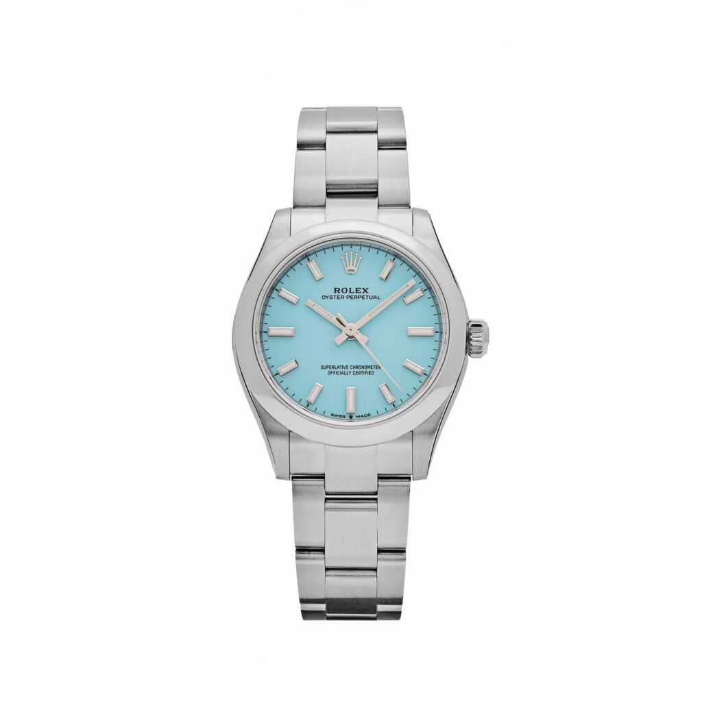 Rolex Oyster Perpetual 31 277200 ‘Ladies’ Stainless Steel Turquoise Dial
