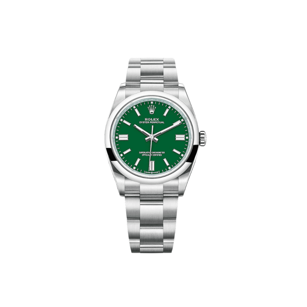 Rolex Oyster Perpetual 31 277200 ‘Ladies’ Stainless Steel Green Dial