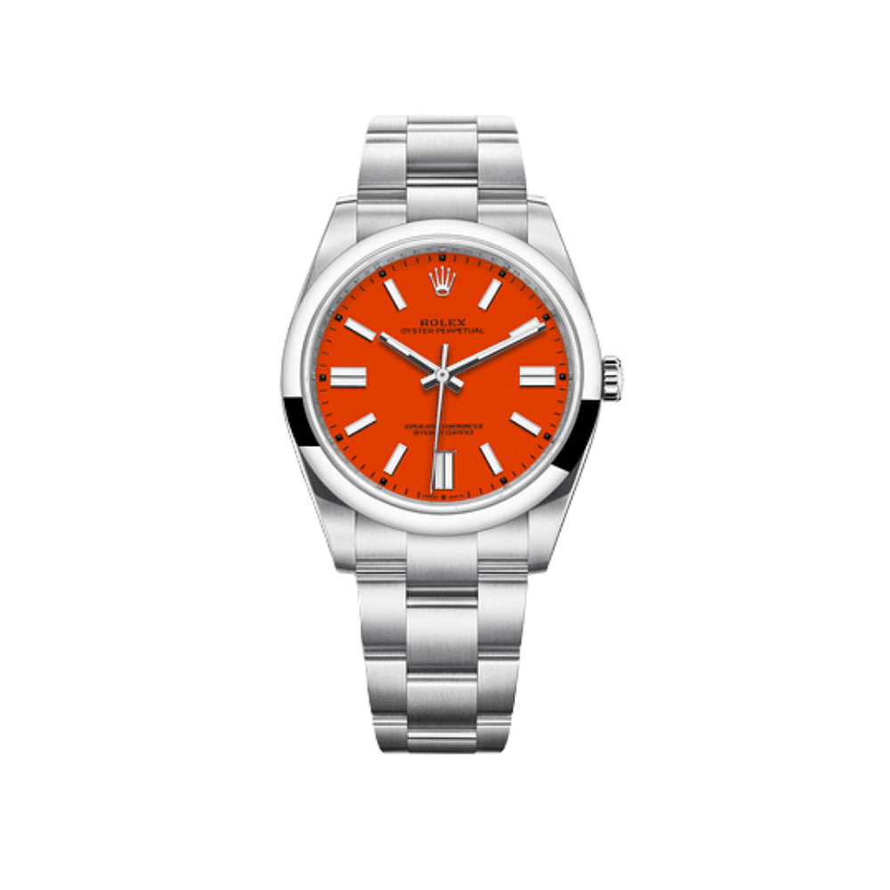 Rolex Oyster Perpetual 31 277200 ‘Ladies’ Stainless Steel Red Coral Dial