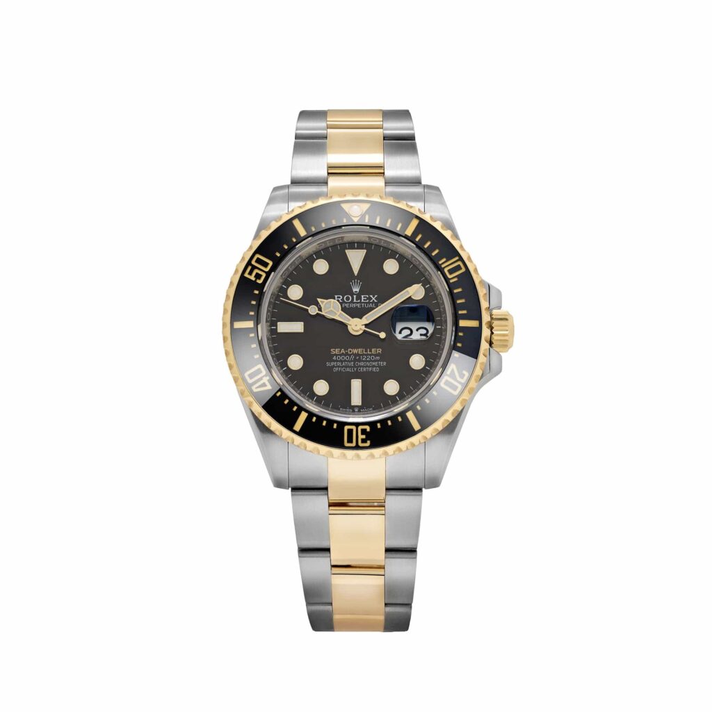 Rolex Sea-Dweller 126603 Stainless Steel Yellow Gold Black Dial