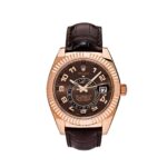 Rolex Sky-Dweller 326135 Rose Gold Chocolate Dial