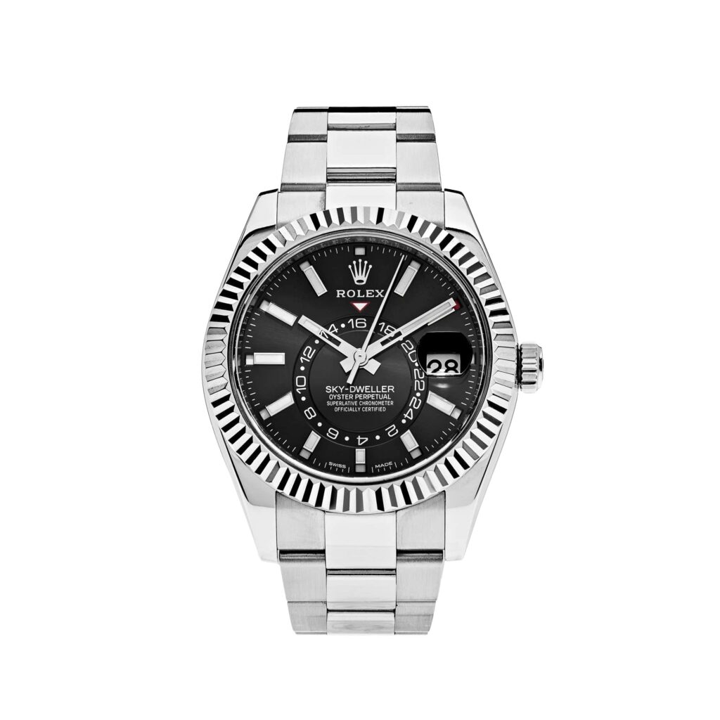 Rolex Sky-Dweller 326934 Stainless Steel Black Dial Oyster