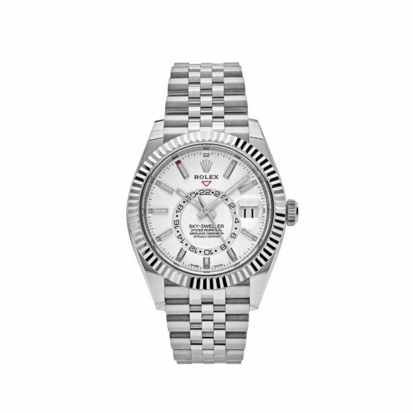 Rolex Sky-Dweller 336934 Stainless Steel White Dial Jubilee