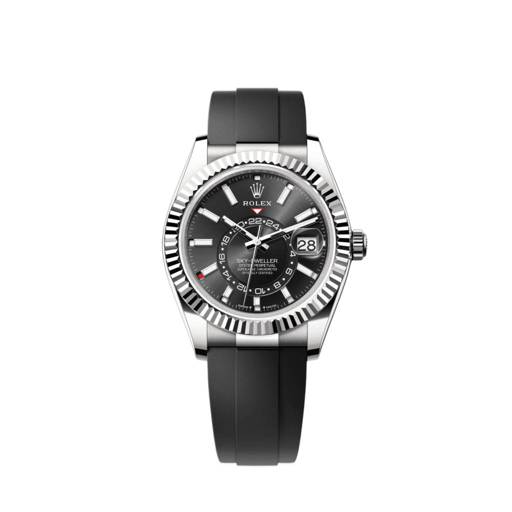 Rolex Sky-Dweller 336239 White Gold Black Dial Oysterflex