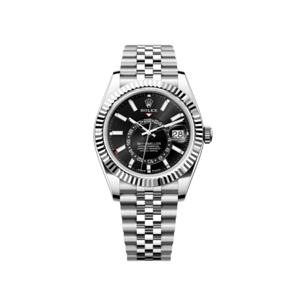 Rolex Sky-Dweller 336934 Stainless Steel Black Dial Jubilee