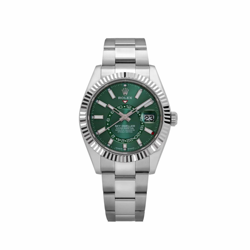 Rolex Sky-Dweller 336934 Stainless Steel Green Dial Oyster