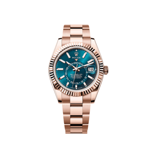 Rolex Sky-Dweller 336935 Rose Gold Blue-Green Dial