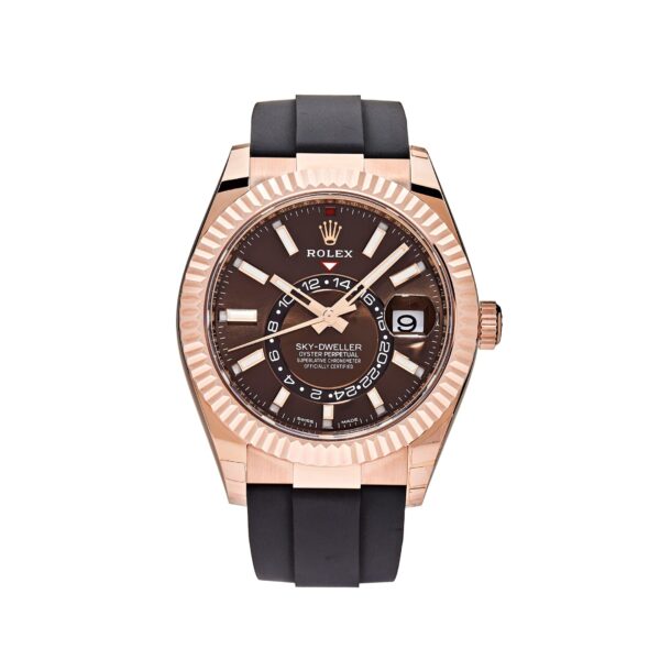 Rolex Sky-Dweller 336235 Rose Gold Brown Chocolate Dial