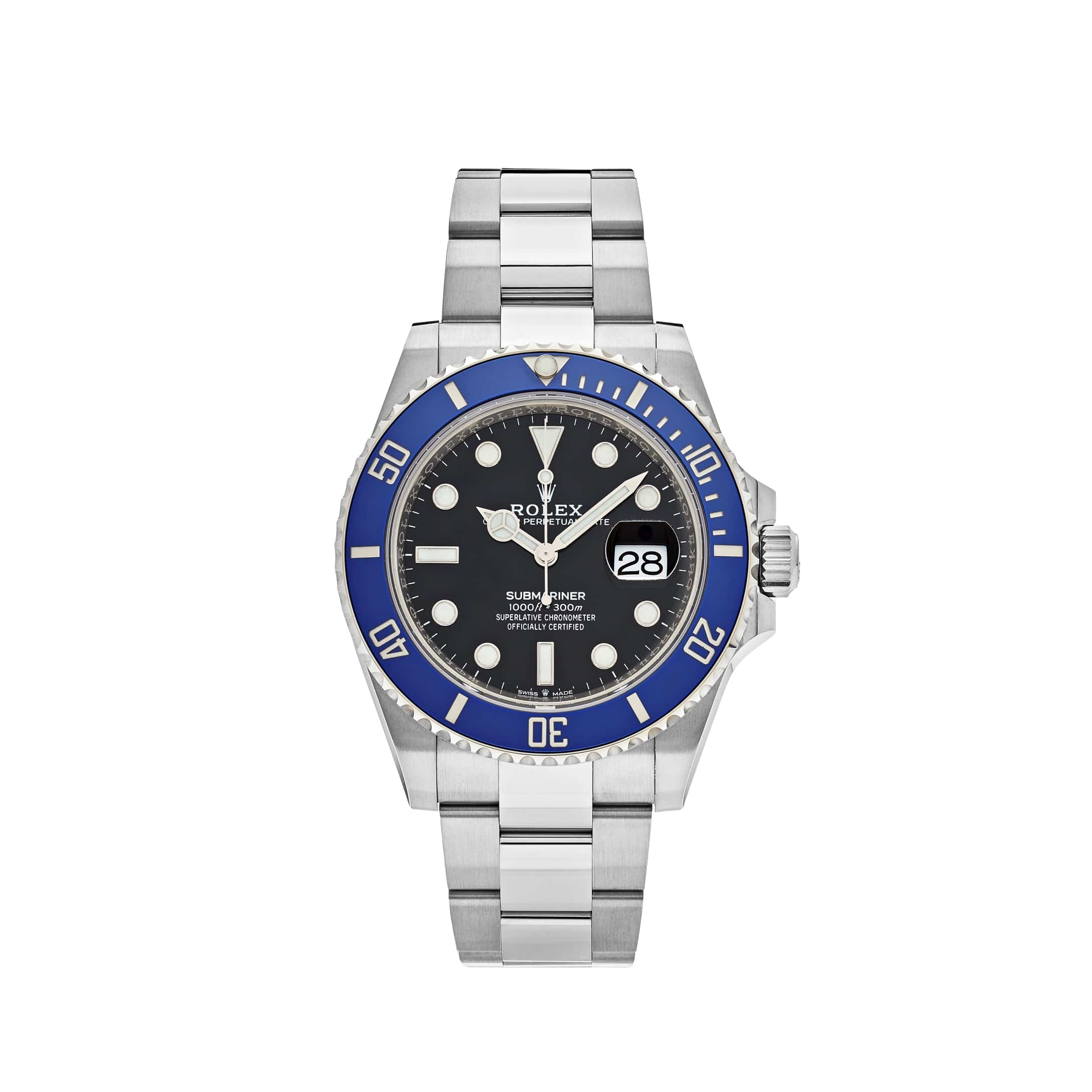 Rolex Submariner Date 126619LB 'Cookie Monster' White Gold Black Dial Blue Bezel