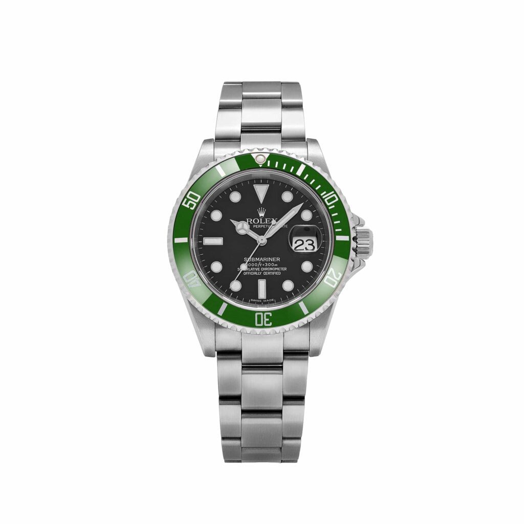 Rolex Submariner Date 16610LV ‘Kermit’ Stainless Steel Black Dial