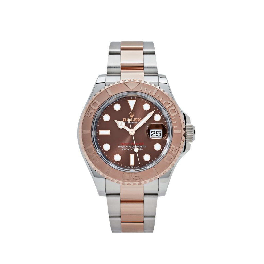 Rolex Yacht-Master 40 126621 Stainless Steel Rose Gold Chocolate Dial
