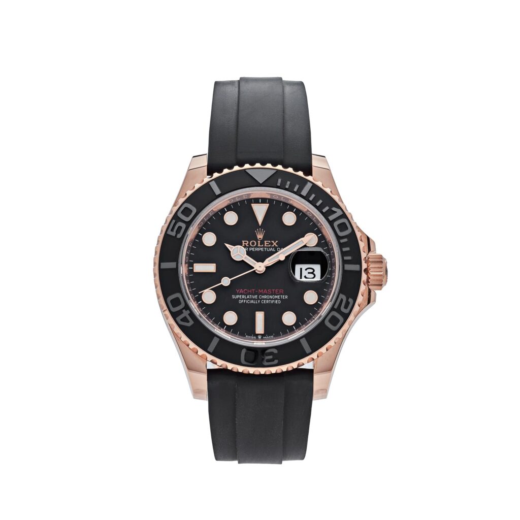 Rolex Yacht-Master 40 126655 Rose Gold Black Dial