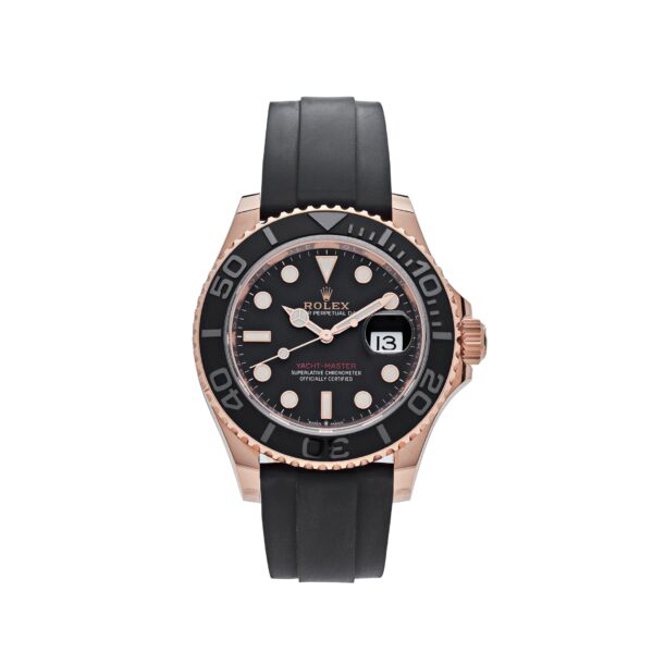 Rolex Yacht-Master 40 126655 Rose Gold Black Dial