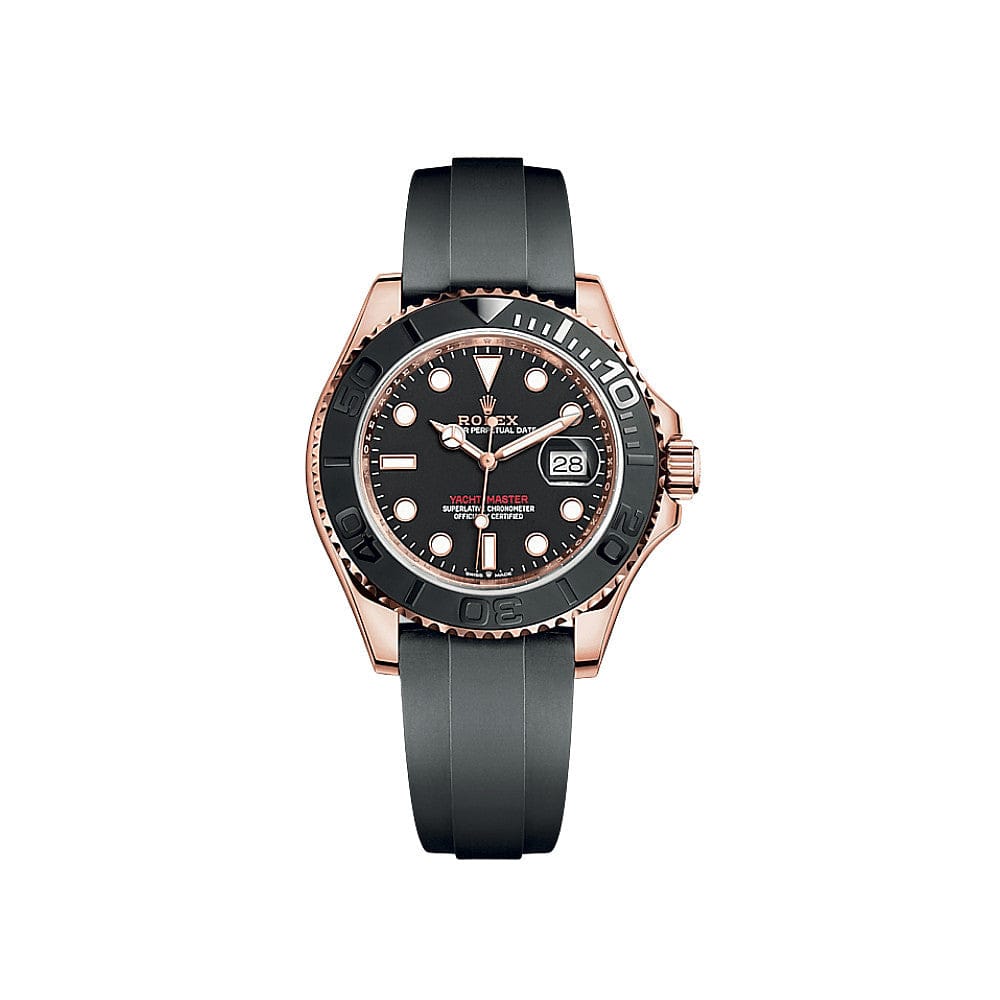 Rolex Yacht-Master 37 268655 Rose Gold Black Dial