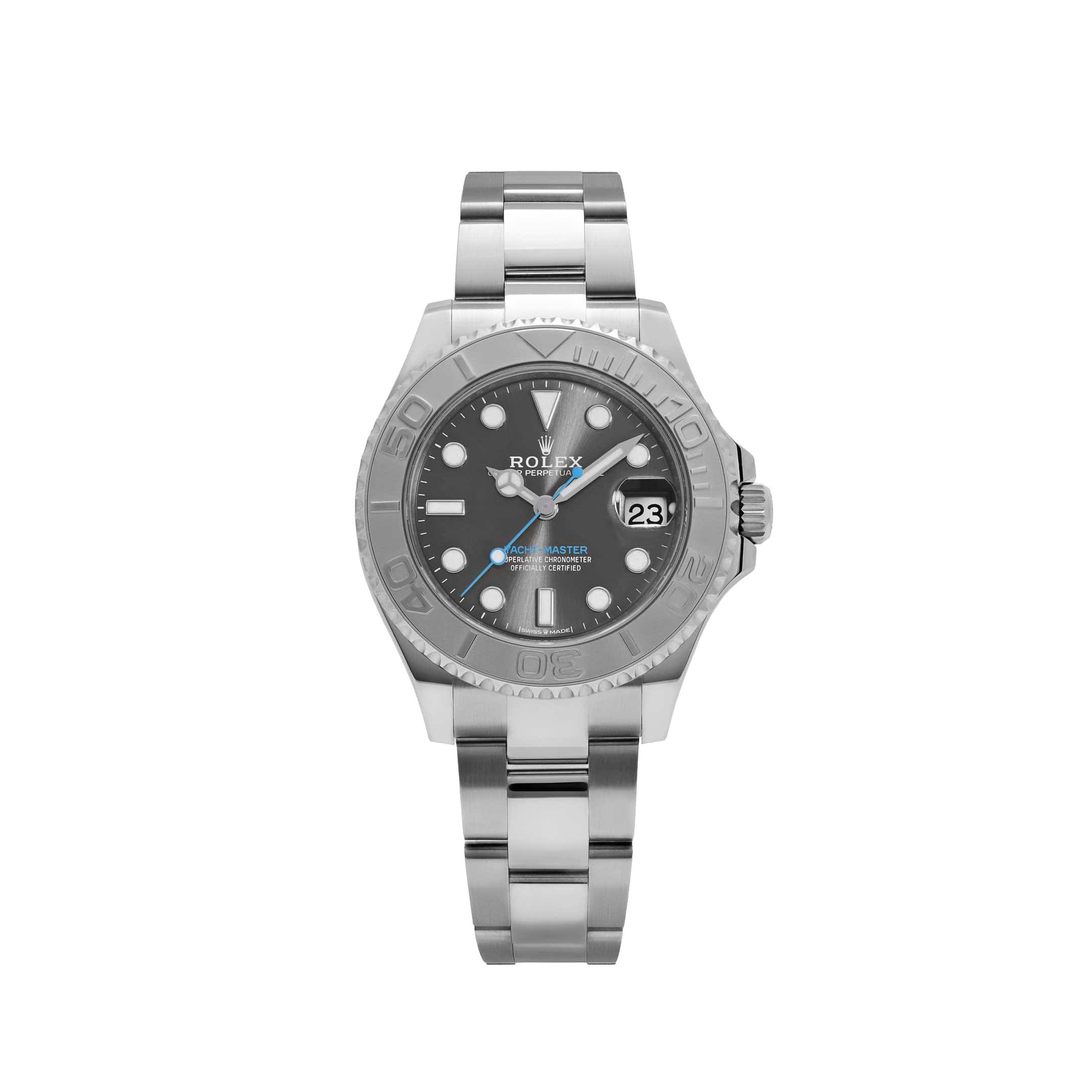 Rolex Yacht-Master 37 268622 Stainless Steel/Platinum Rhodium Dial