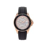 Rolex Yacht-Master 40 116655 Rose Gold Pave Diamond Dial