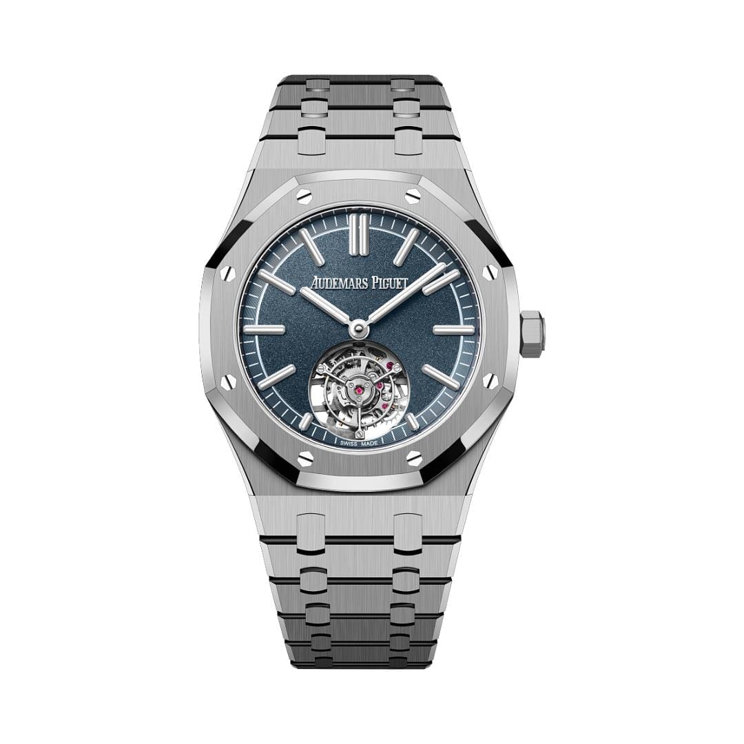 Audemars Piguet Royal Oak Selfwinding Flying Tourbillon 26730TI '50th Anniversary' Titanium Blue Dial