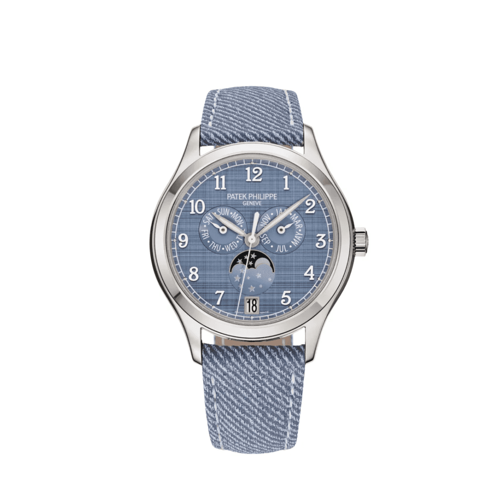 Patek Philippe Complications 4946G-001 Annual Calendar Moon Phases White Gold Blue Gray Dial (2026)