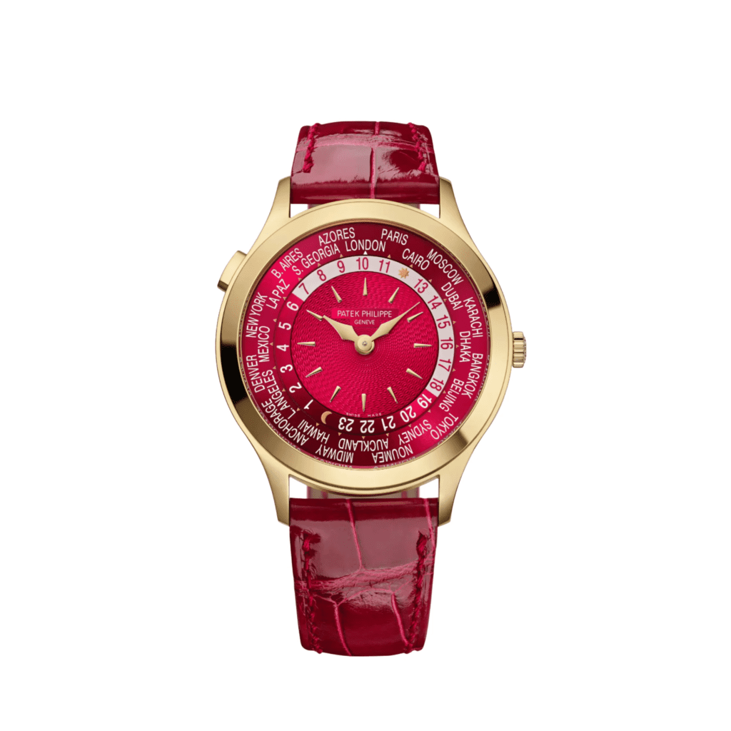 Patek Philippe Complications 7129J-001 World Time Yellow Gold Carmine Red Dial (2026)
