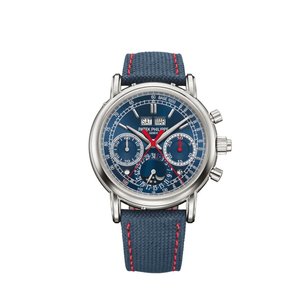 Patek Philippe Grand Complications 5204G-010 Split Seconds Chronograph Perpetual Calendar White Gold Navy Blue Dial (2026)