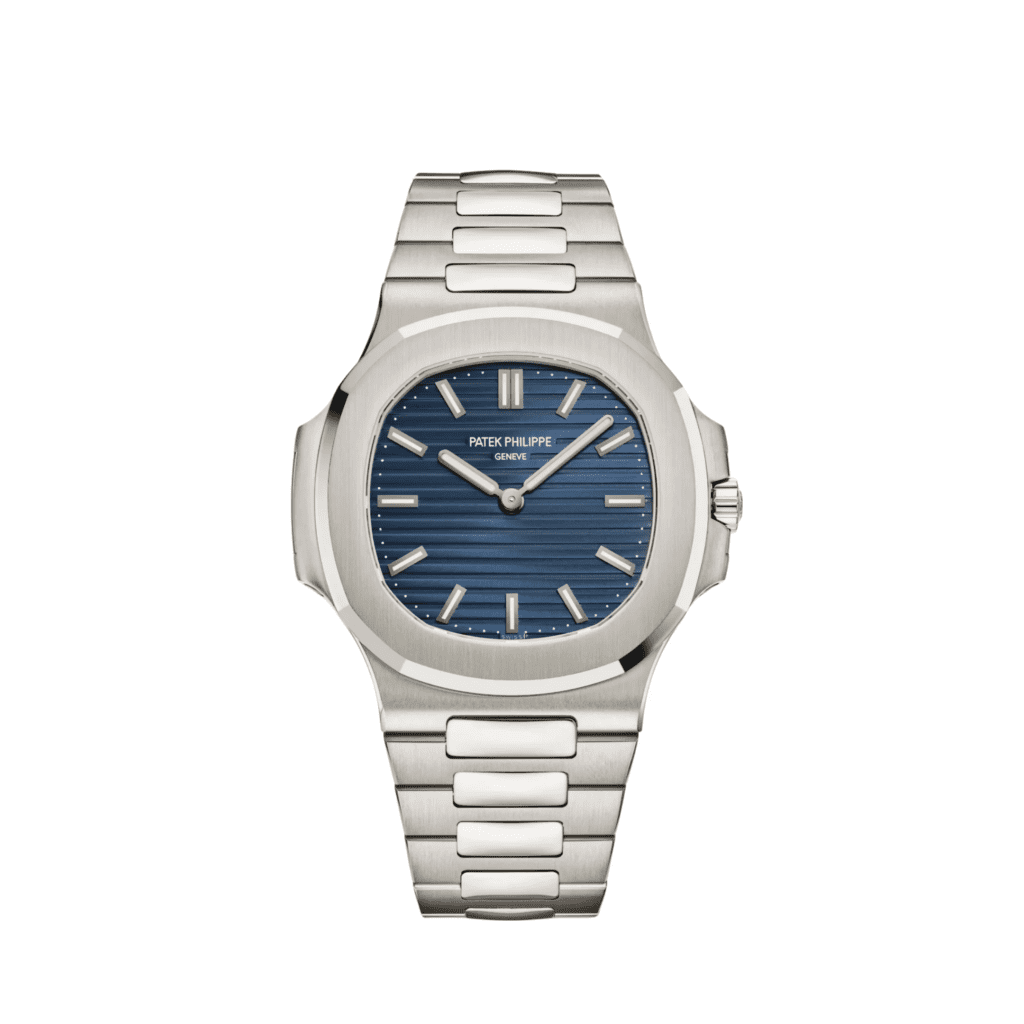 Patek Philippe Nautilus 5810/1G-001 ’50th Anniversary’ White Gold Blue Dial (2026)