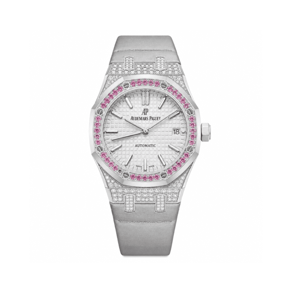 Audemars Piguet Royal Oak Selfwinding 15452BC White Gold Pink Diamond
