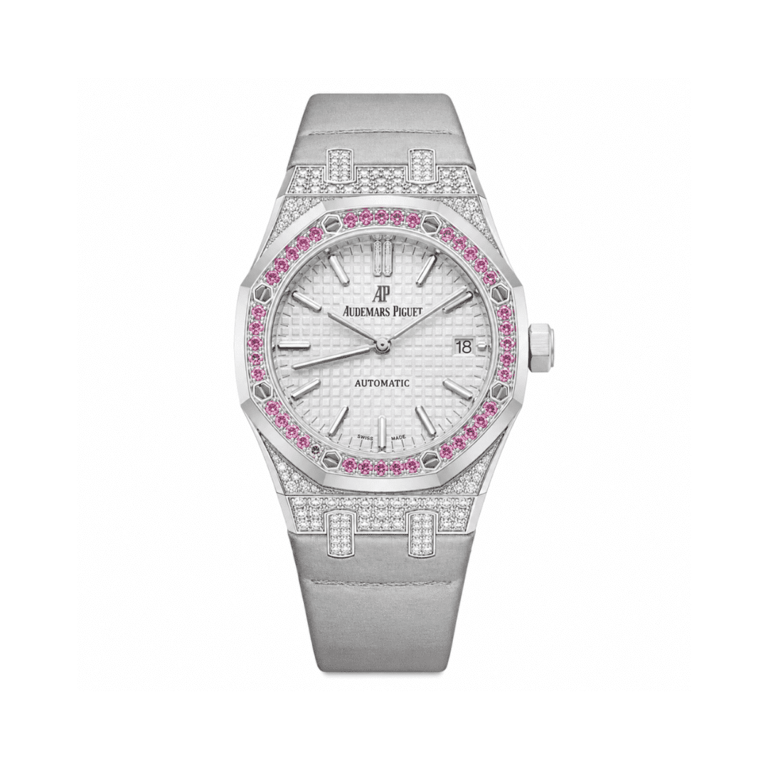 Audemars Piguet Royal Oak Selfwinding 15452BC White Gold Pink Diamond