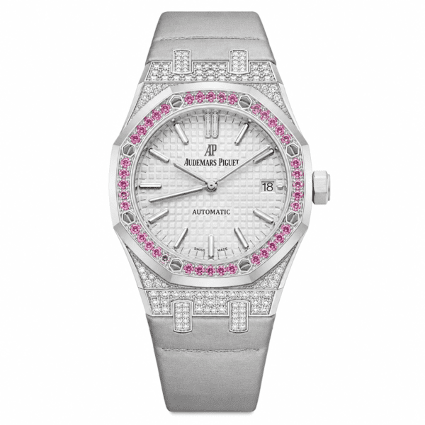 Audemars Piguet Royal Oak Selfwinding 15452BC White Gold Pink Diamond