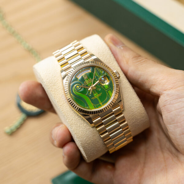 Rolex Day-Date 36 128238 Vienna Philharmonic Violin Dial Yellow Gold - Image 4