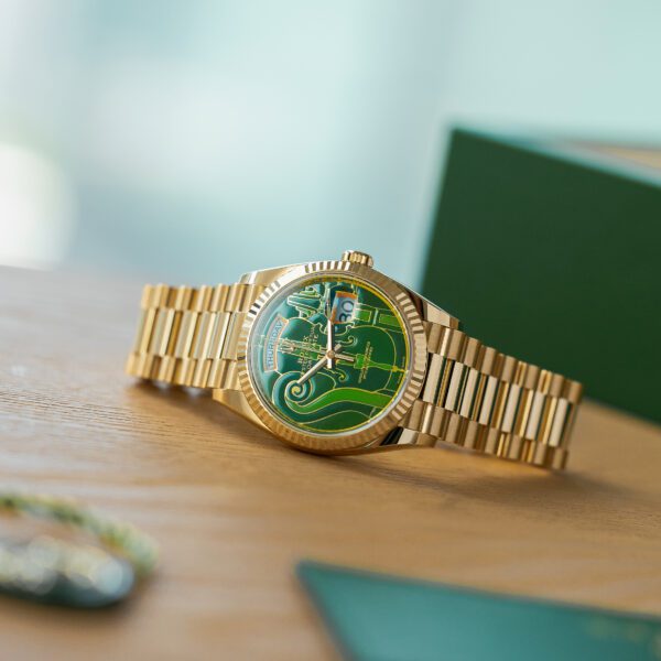 Rolex Day-Date 36 128238 Vienna Philharmonic Violin Dial Yellow Gold - Image 3