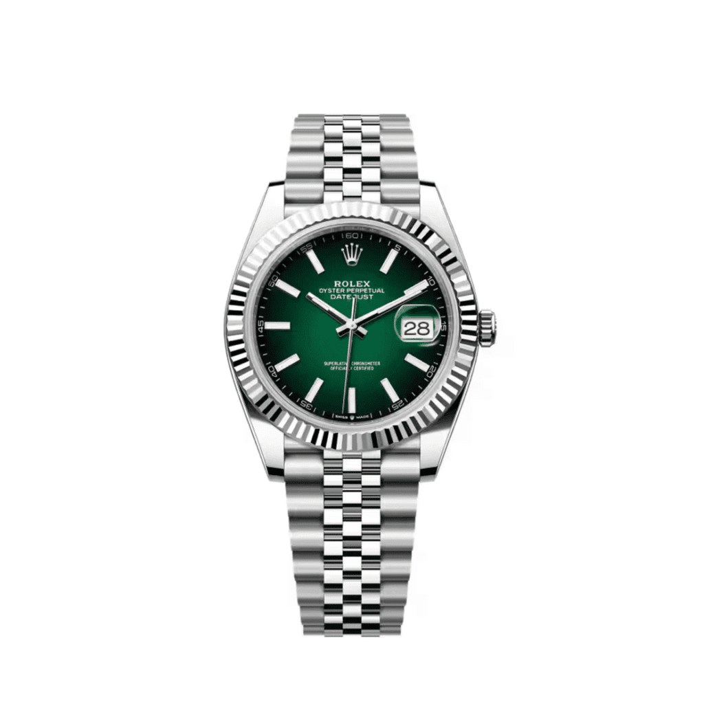 Rolex Datejust 41 126334 Stainless Steel Green Ombre Dial Jubilee (2026)