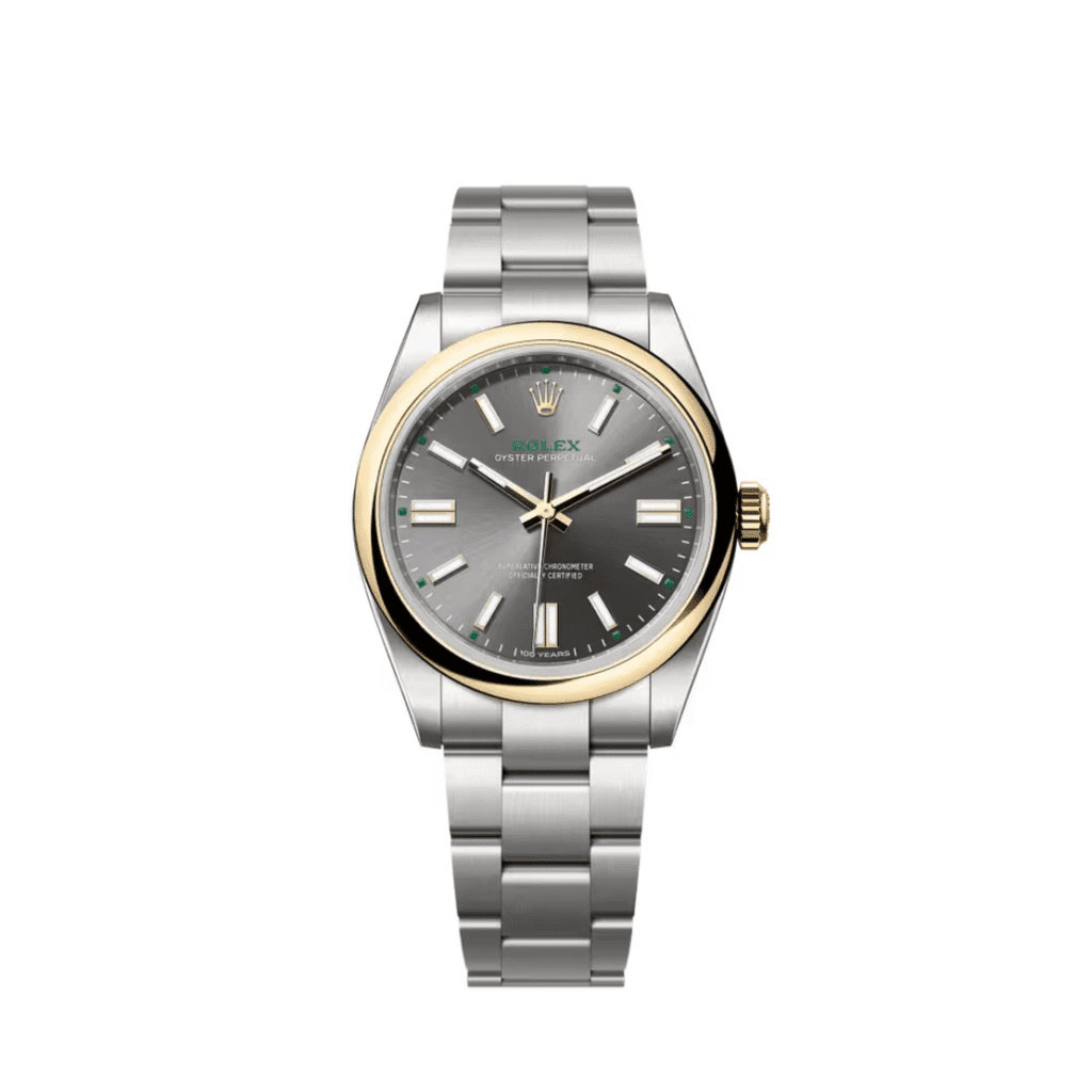 Rolex Oyster Perpetual 41 134303 ‘Oyster 100’ Stainless Steel Yellow Gold Slate Dial (2026)