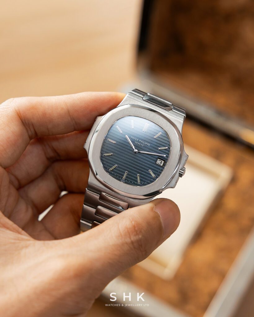 Patek Philippe Nautilus Jumbo 3700/1A Stainless Steel Blue Dial Men’s Watch