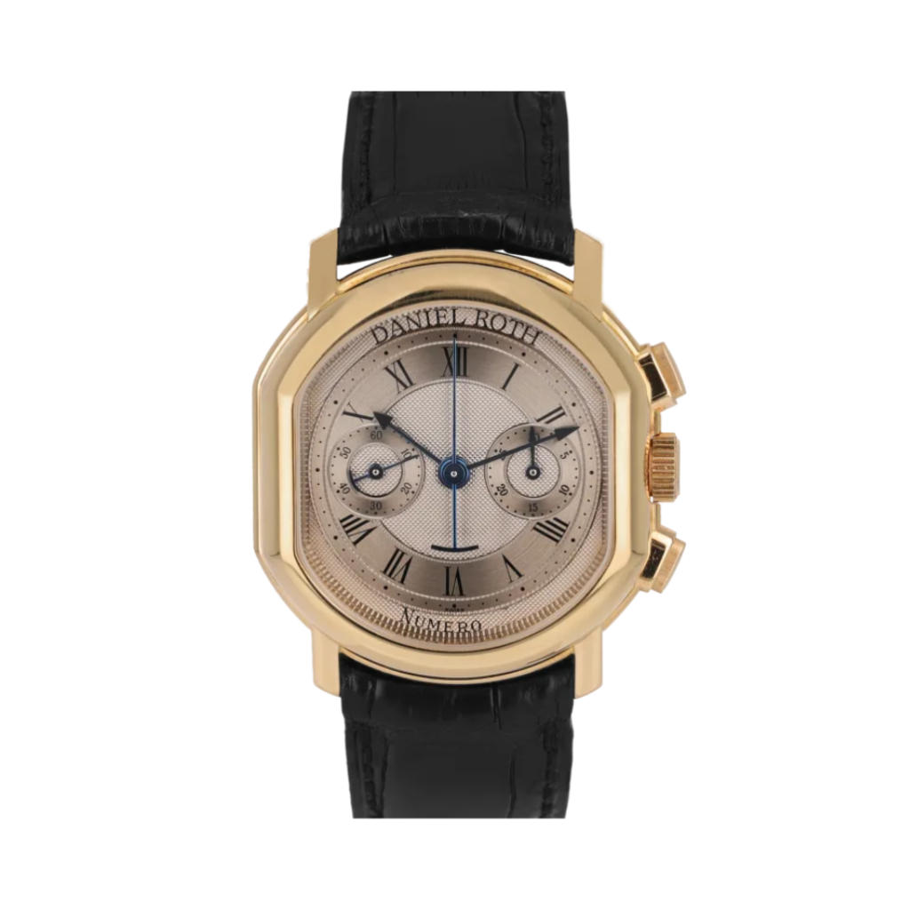 Daniel Roth Chronograph Lemania Movement Rose Gold Silver Dial 38mm Ref. 2147