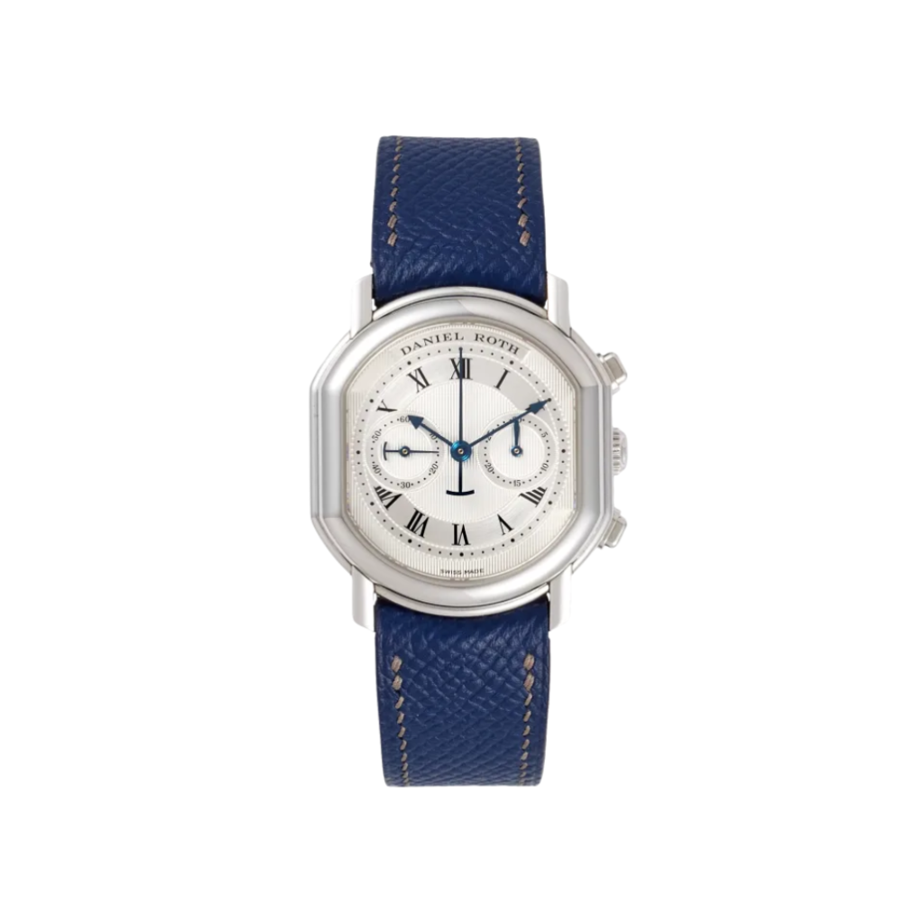 Daniel Roth Chronograph Mid-Size Steel Silver Dial 34mm Ref. Chronograph