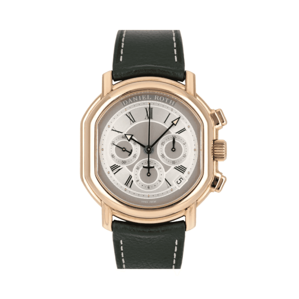 Daniel Roth Masters Chronograph Rose Gold Silver Dial 41mm Ref. DR247