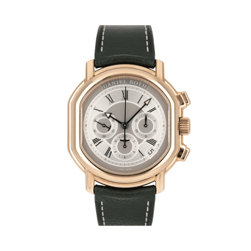 Daniel Roth Masters Chronograph Rose Gold Silver Dial 41mm Ref. DR247